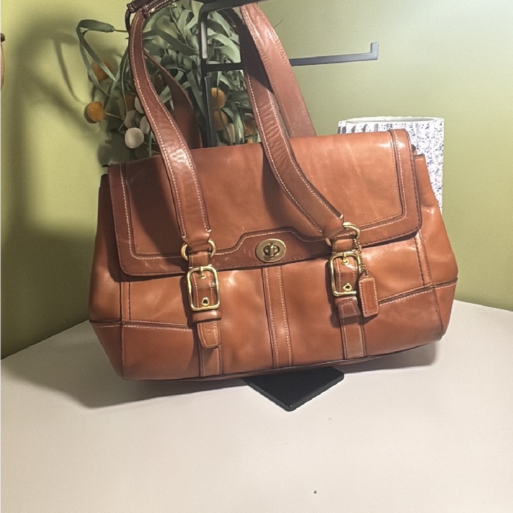 Coach Brown Leather Satchel